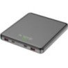 Powerbank 20000mah leotec lepow100w20g/ 100w/ gris/ incluye cable usb tipo-c