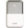 Powerbank 10000mah leotec lepow22w10ws/ 22.5w/ blanco y plata/ incluye cable usb tipo-c
