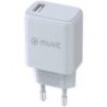 Cargador de pared muvit for change mcacc0002/ 1xusb/ 15w