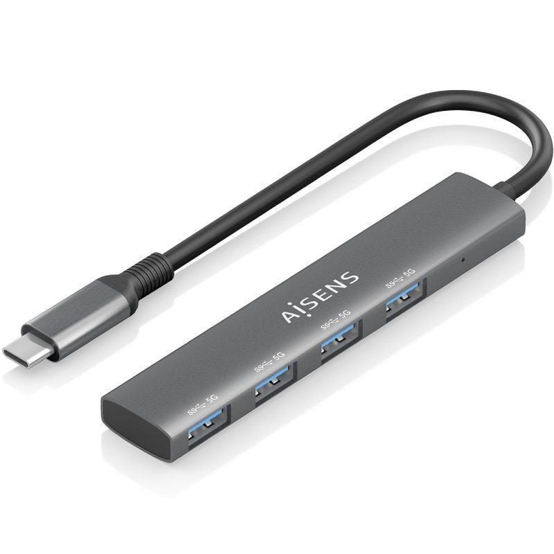 Hub usb tipo-c 3.0 aisens a109-0943/ 4xusb