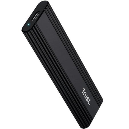 Caja externa para disco ssd m.2 trust 25806/ usb 3.2 gen2/ sin tornillos