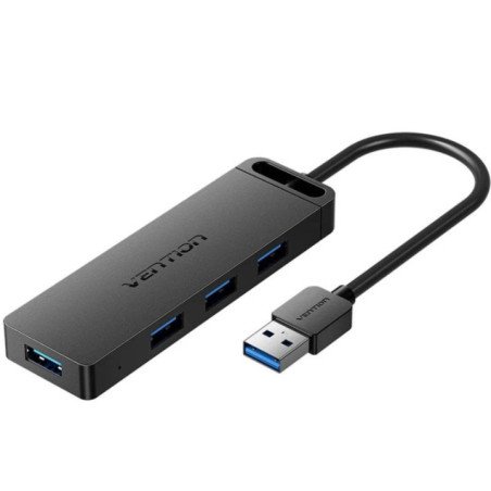 Hub usb 3.0 vention chlbb-scb2/ 4xusb/ 1xusb tipo-c pd