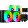 Sistema de refrigeración líquida mars gaming ml-two240/ negro