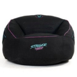 Puff woxter stinger gaming/ con relleno/ azul y negro