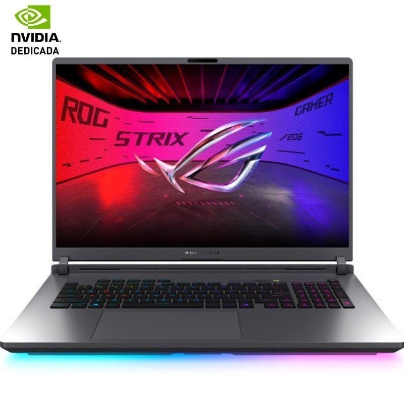 Portátil gaming asus rog strix g18 (2025) g815jmr-s8051 intel core i7-14650hx/ 32gb/ 1tb ssd/ geforce rtx 5060/ 18'/ sin
