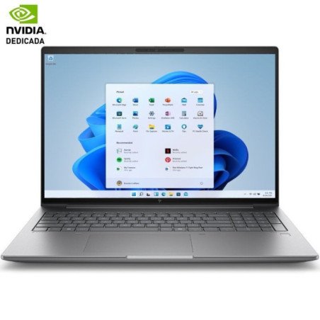 Portátil workstation hp zbook power g11 a3zc2et ryzen 7 pro 8845hs 16gb/ 512gb ssd/ rtx 1000 ada/ 16'/ win11 pro