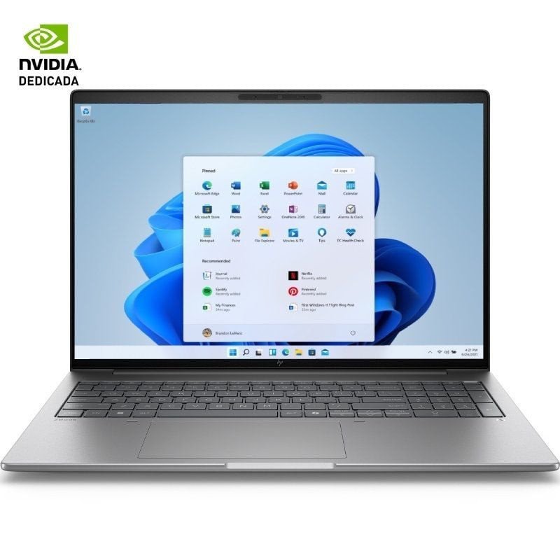 Portátil workstation hp zbook 8 g1i intel core ultra 7-265h/ 32gb/ 1tb ssd/ rtx 500 ada/ 16' táctil/ win11 pro