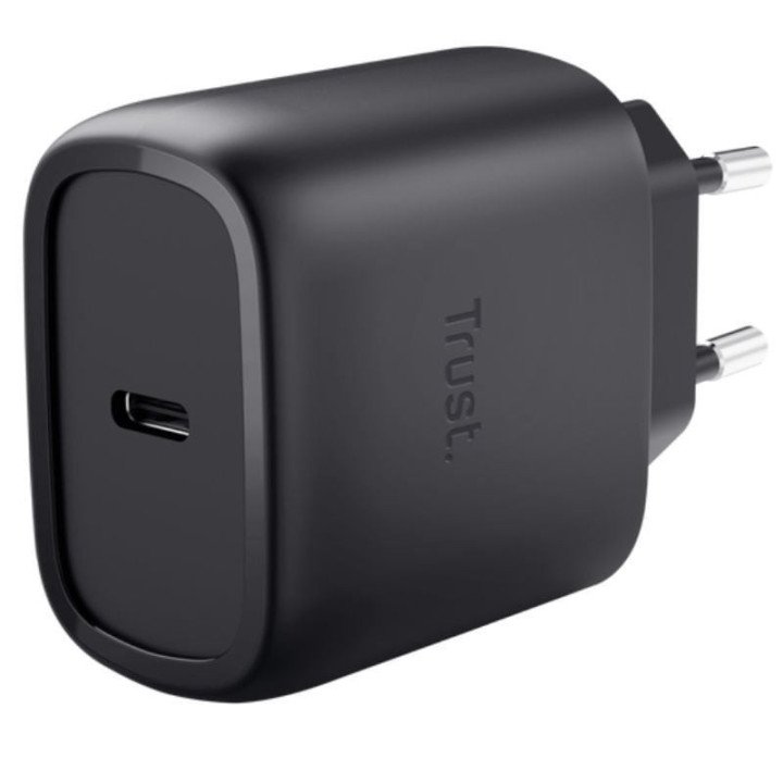 Cargador de pared gan trust maxo 45w/ 1xusb tipo-c/ 45w