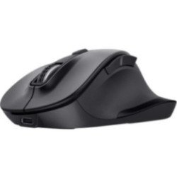 Ratón ergonómico inalámbrico trust fyda multidispositivo/ batería recargable/ hasta 2400 dpi