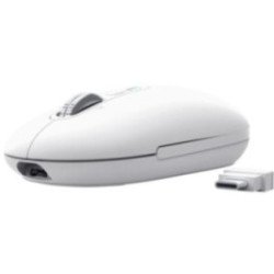 Ratón inalámbrico trust seron 26019/ batería recargable/ hasta 3200 dpi/ blanco