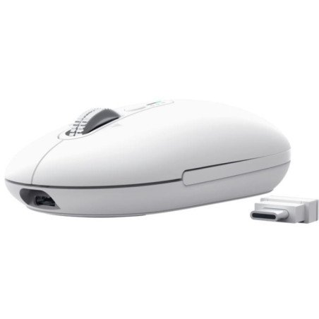 Ratón inalámbrico trust seron 26019/ batería recargable/ hasta 3200 dpi/ blanco