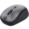 Ratón mini inalámbrico trust yvi+ silent/ hasta 1600 dpi/ negro