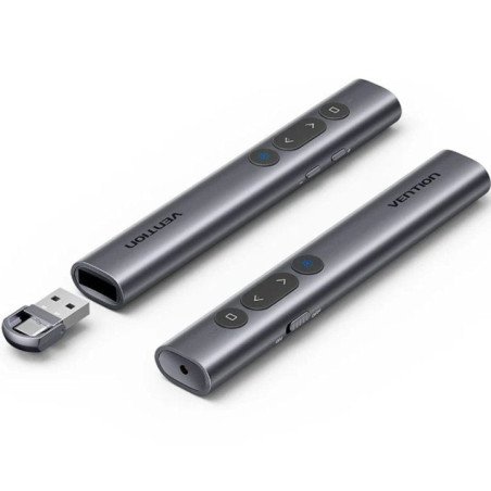 Presentador inalámbrico vention kqih0/ 2.4ghz/ gris