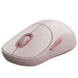 Ratón inalámbrico xiaomi wireless mouse 3/ hasta 1200 dpi/ rosa