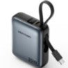Powerbank 10000mah vention fhfh0/ 35w/ gris/ incluye cable usb tipo-c