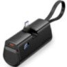 Powerbank 4800mah vention fhqb0/ 22.5w/ negra/ incluye cable usb tipo-c y lightning