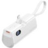 Powerbank 4800mah vention fhrw0/ 22.5w/ blanca/ incluye cable usb tipo-c y lightning