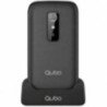Teléfono móvil qubo p-220bkc 4g para personas mayores/ negro