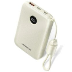 Powerbank 10000mah vention fkan0-c/ 22.5w/ gris/ incluye cable usb tipo-c