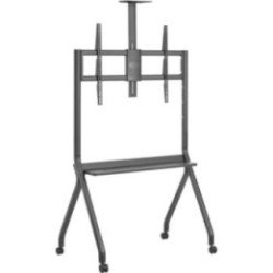 Soporte de suelo con ruedas aisens ft86fe-369 para tv de 55-100'/ hasta 120kg