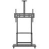 Soporte de suelo con ruedas aisens ft100e-135 para tv 37-100'/ hasta 150kg