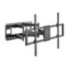 Soporte de pared giratorio/ inclinable/ nivelable aisens wt120tsle-163 para tv de 60-120'/ hasta 120kg