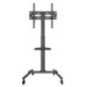 Soporte de suelo orientable/ inclinable con ruedas fonestar sts-4244n para tv de 32-65'/ hasta 35kg