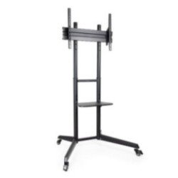 Soporte de suelo inclinable con ruedas tooq fs1170m-b para tv de 37-70'/ hasta 50kg