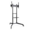 Soporte de suelo inclinable con ruedas tooq fs1170m-b para tv de 37-70'/ hasta 50kg