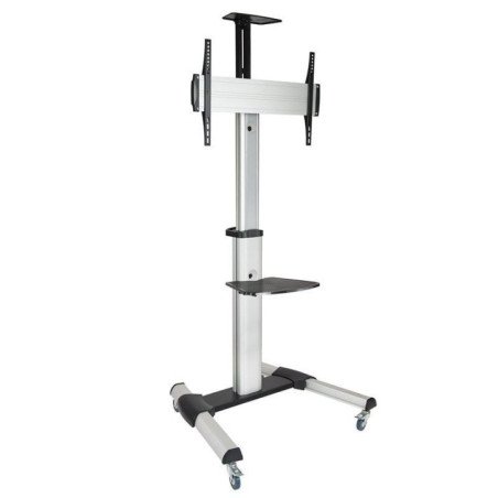 Soporte de suelo inclinable/ ajustable con ruedas tooq fs1870m-b para tv de 37-70'/ hasta 50kg