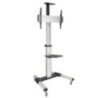Soporte de suelo inclinable/ ajustable con ruedas tooq fs1870m-b para tv de 37-70'/ hasta 50kg