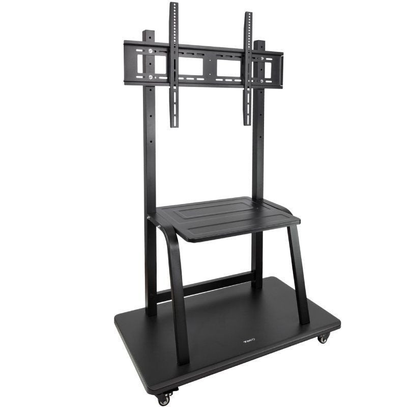 Soporte de suelo ajustable con ruedas tooq fs20101m-b para tv de 37-100'/ hasta 150kg