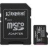Tarjeta de memoria kingston canvas select plus 256gb microsd xc con adaptador/ clase 10/ 150mbs