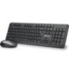 Teclado y ratón inalámbricos ngs harmony kit
