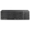 Teclado compacto inalámbrico mars gaming mk-silenkeys/ negro