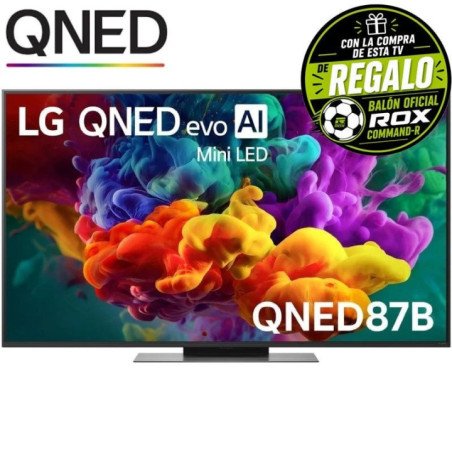Televisor lg qned evo ai qned87 mini led 55qned87b6a 55'/ ultra hd 4k/ smart tv/ wifi