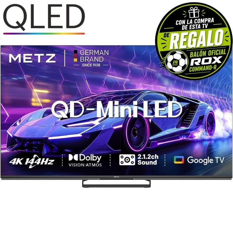 Televisor metz qled-miniled 55mne8000z 55'/ ultra hd 4k/ smart tv/ wifi