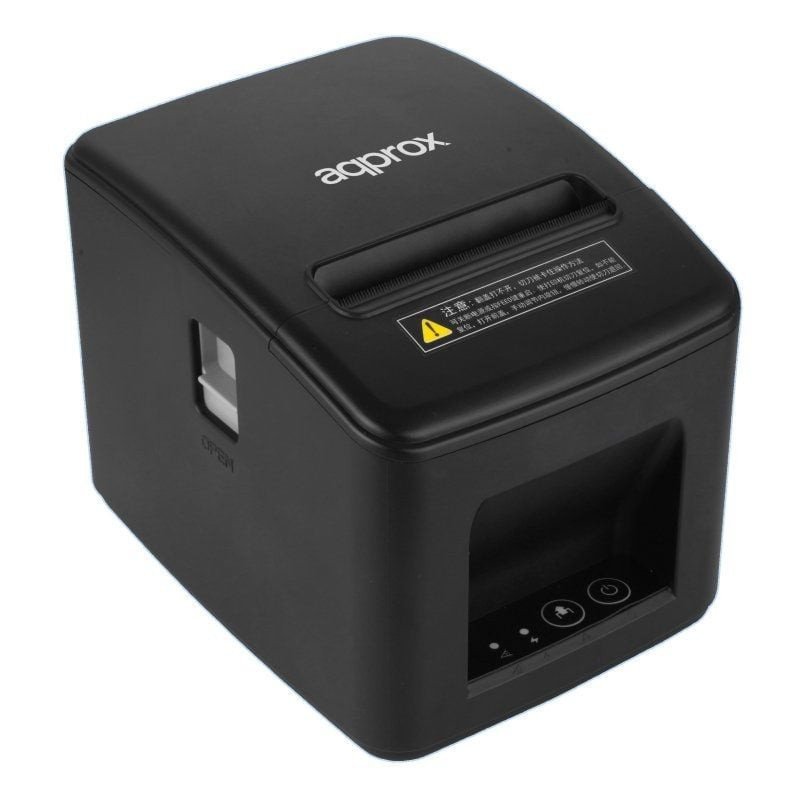 Impresora de tickets approx apppos80am-usblan/ térmica/ ancho papel 80mm/ usb-ethernet-rj11/ negra