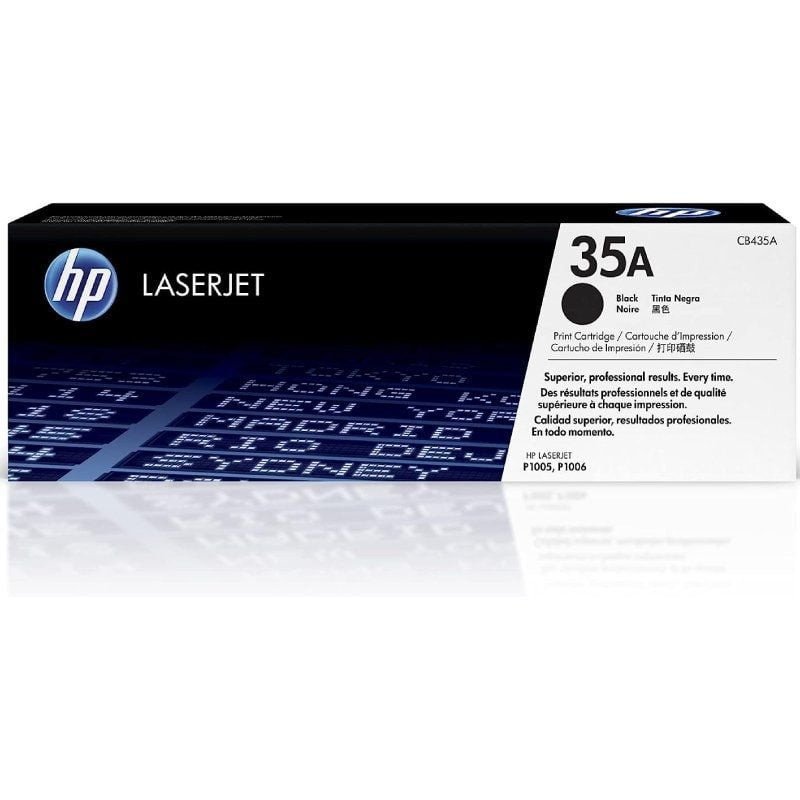 Tóner original hp nº35a/ negro