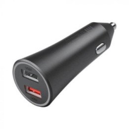 Cargador de coche xiaomi mi car charger/ 2xusb/ 2a/ 3a