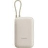 Powerbank 10000mah xiaomi power bank integrated cable/ 22.5w/ beige/ incluye cable usb tipo-c