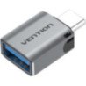Adaptador usb 3.0 vention cdqh0/ usb tipo-c macho - usb hembra