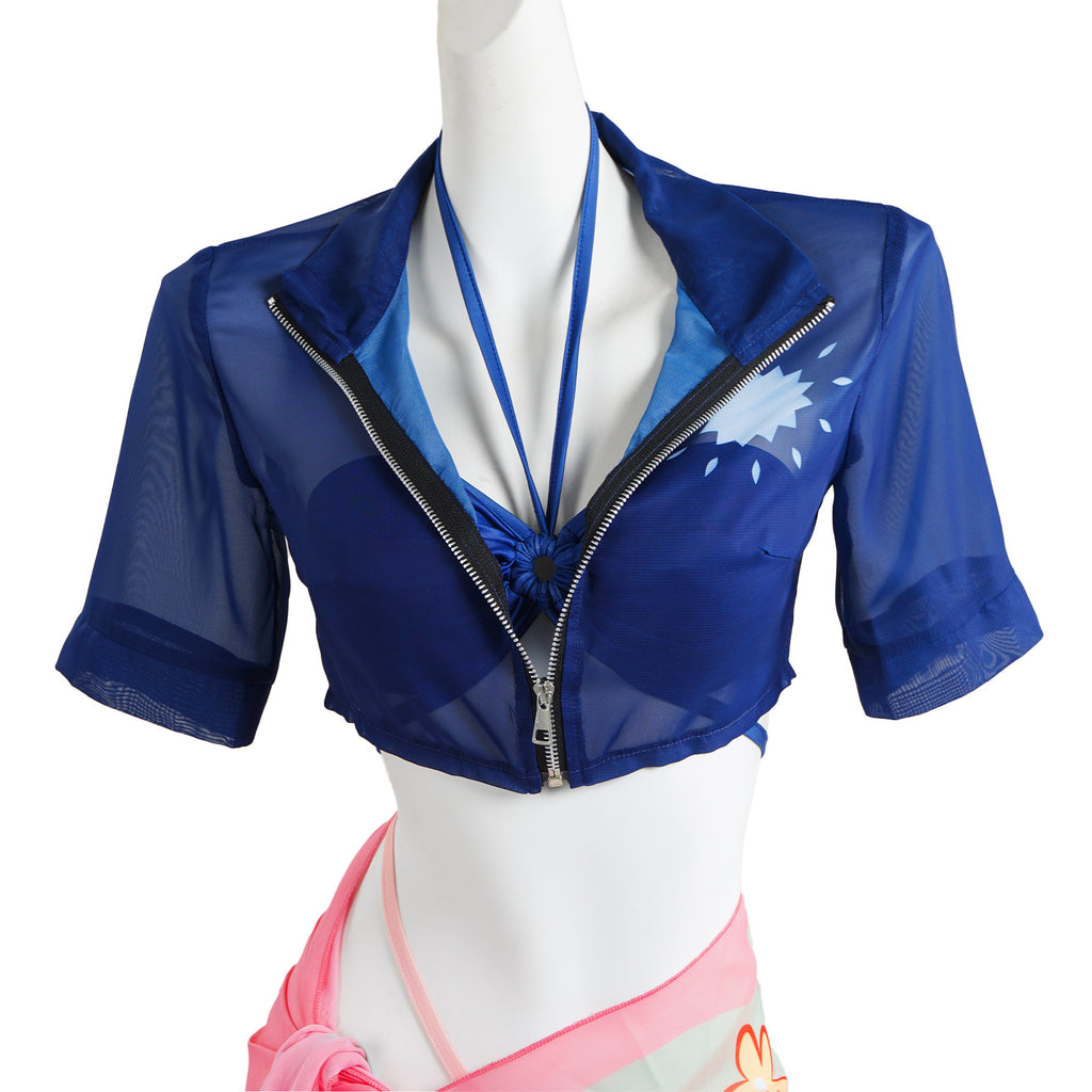 Robin Cosplay Costume Two Years Later Nico Robin Swimsuit Set Cosplay Clothing