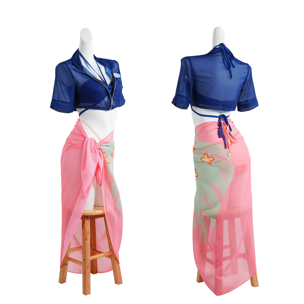 Robin Cosplay Costume Two Years Later Nico Robin Swimsuit Set Cosplay Clothing