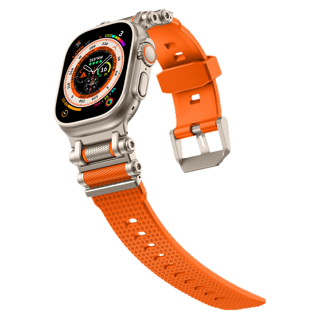 Applicable Apple Watch Band Samsung Ultra Band Carbon Fiber Silicone Band Steel Destiny Gear