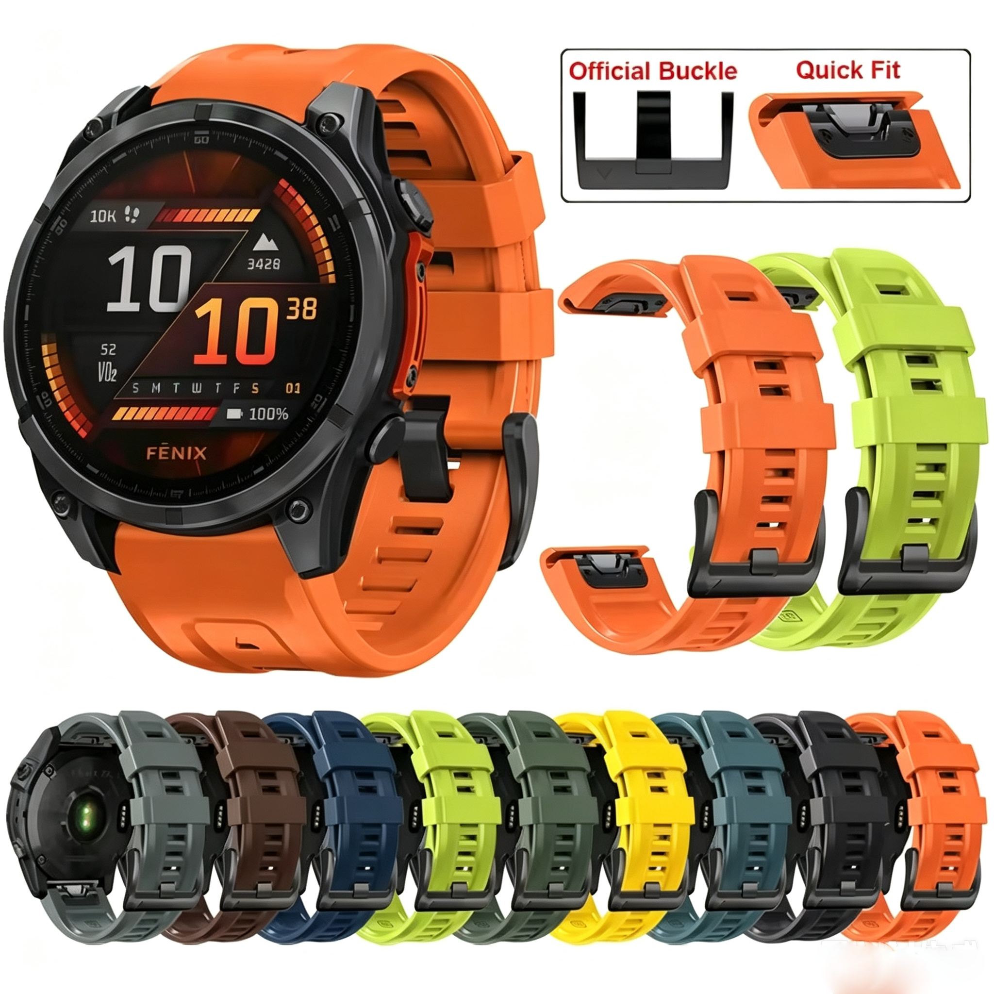 Suitable for Jiaming Fenix 8 E 7X 7 6X 6 5XPlus watch strap