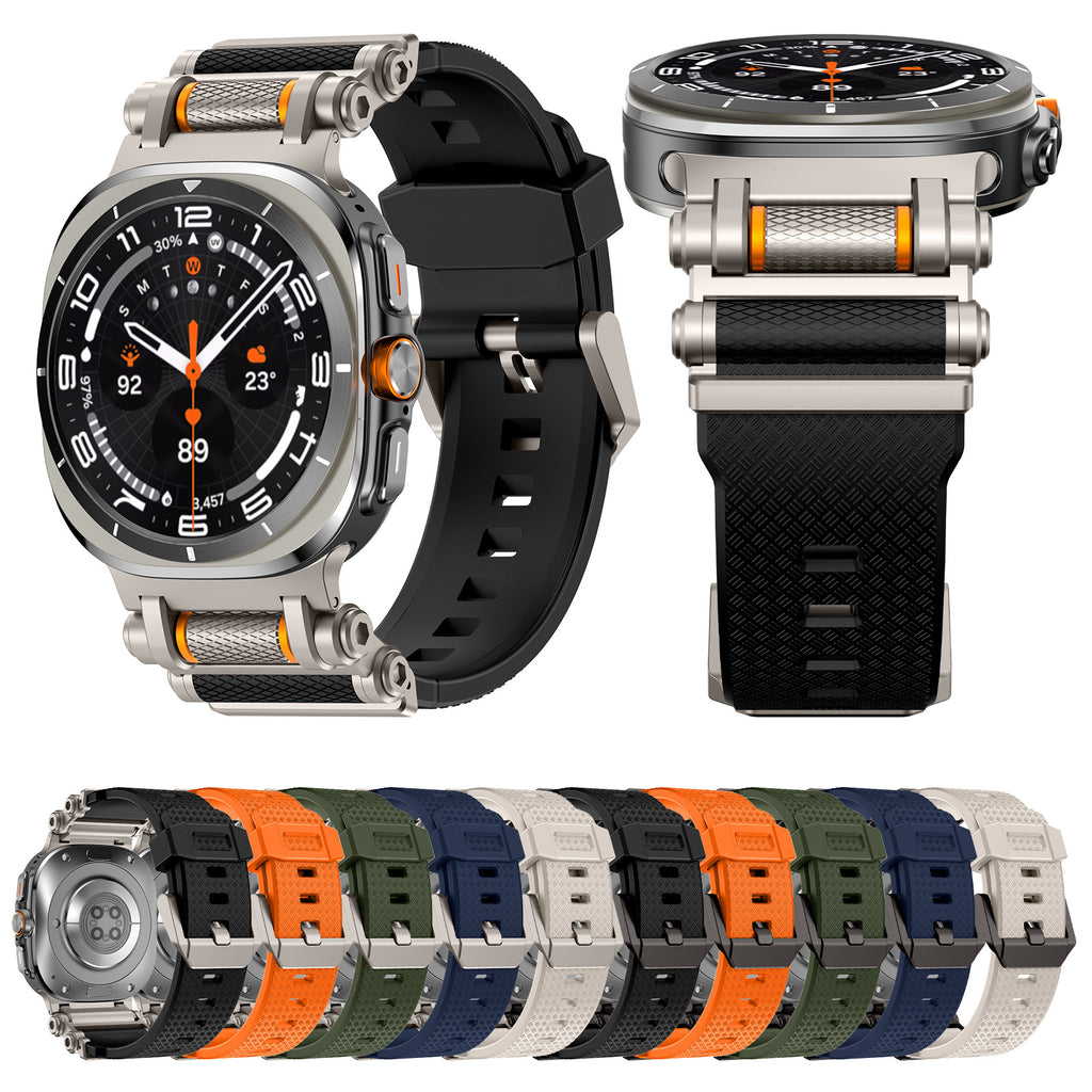 Applicable Apple Watch Band Samsung Ultra Band Carbon Fiber Silicone Band Steel Destiny Gear