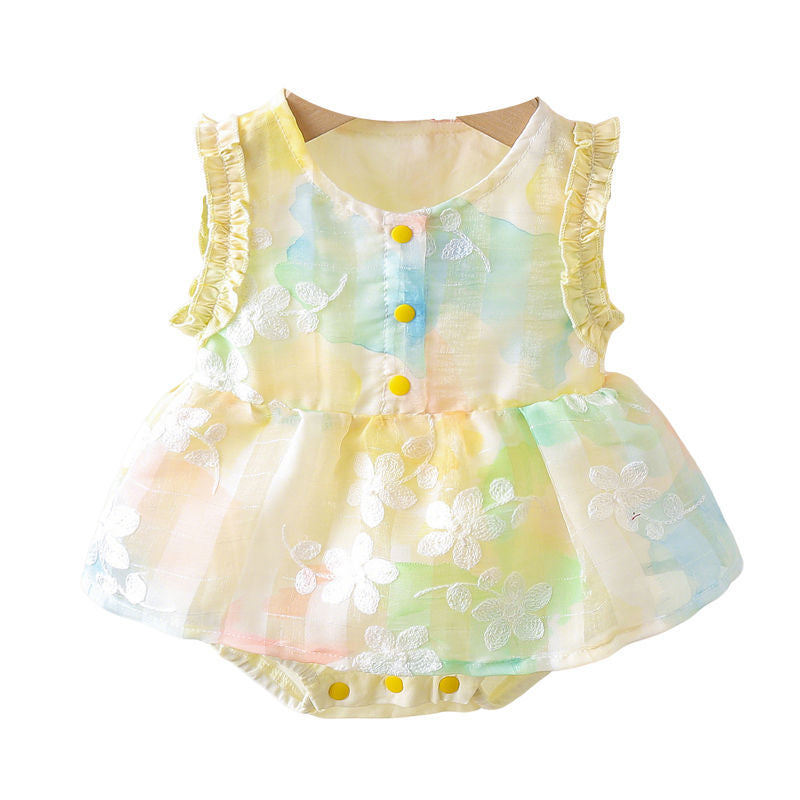 Romper Dress Baby Sleeveless Lightweight Onesie