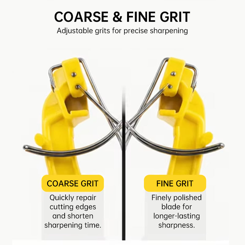 Stainless Steel Knife Sharpener with Mount Bracket, Fixed Kitchen Knife Honing Tool