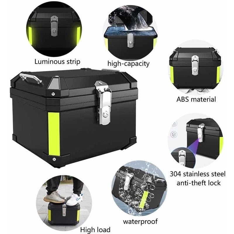 45L/55L Motorcycle Top Case, Quick Release Trunk for BMW R1200GS/R1250GS Honda Kawasaki Suzuki